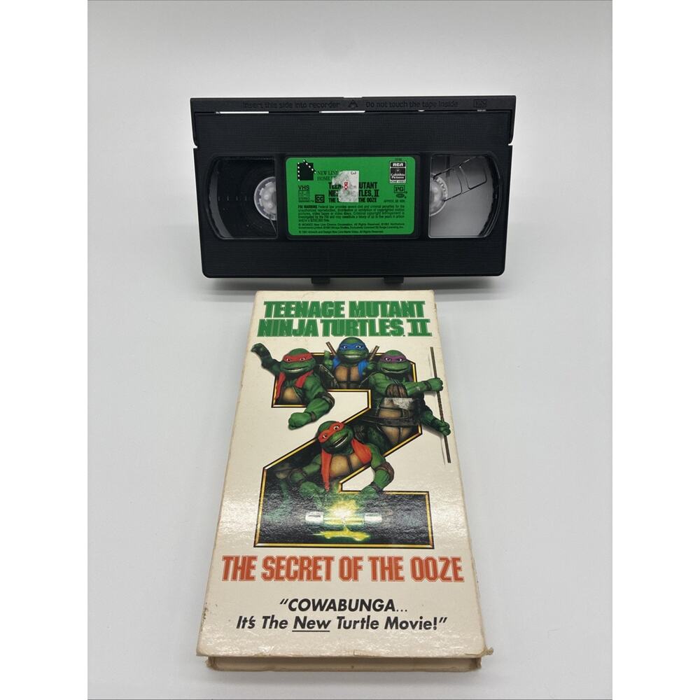 Teenage Mutant Ninja Turtles 2 - The Secret of the Ooze (VHS, 1991)